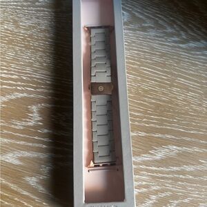 Michele Rose Gold  Apple Watch Band